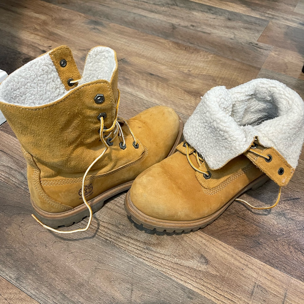 Timberland Women's Authentics Teddy Fleece Fold Downs